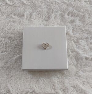 Sterling Silver Diamond Accent Heart Pendant